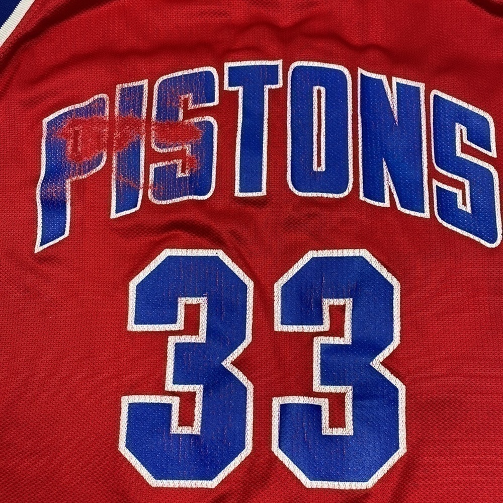 Vintage Champion Detroit Pistons Grant Hill Jersey Size 44 - Picture 3 of 8